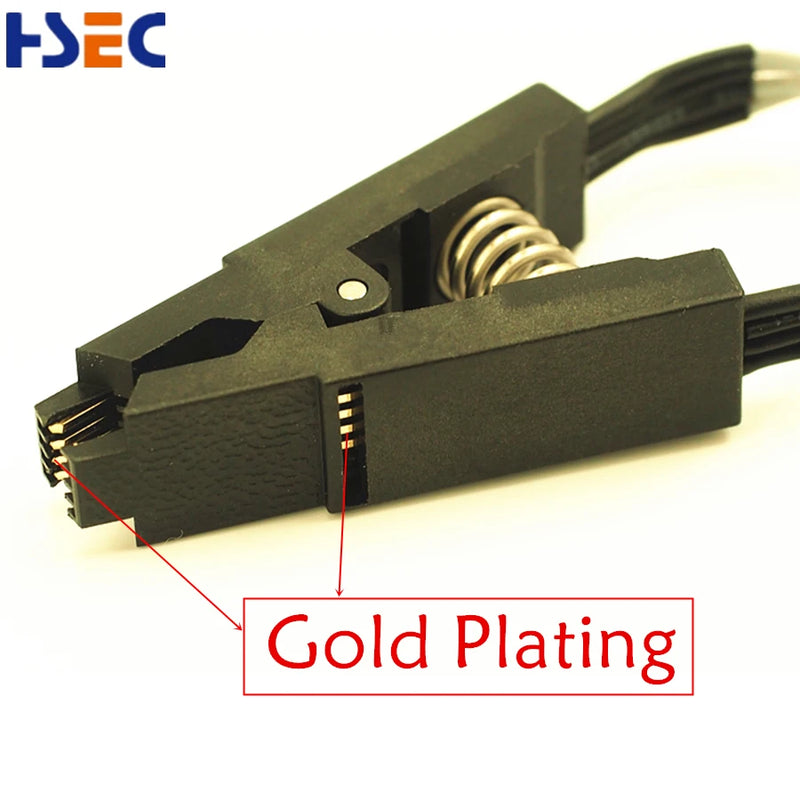 original soic8 sop8 test clip cable for TL866ii plus TL866 T48 EZP2019 EZP2023 CH341A RT809F RT809H bios eeprom Programmer probe
