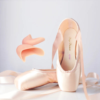 Women Ballet Pointe Shoes Professional Girls Satin Pink | SAMAG