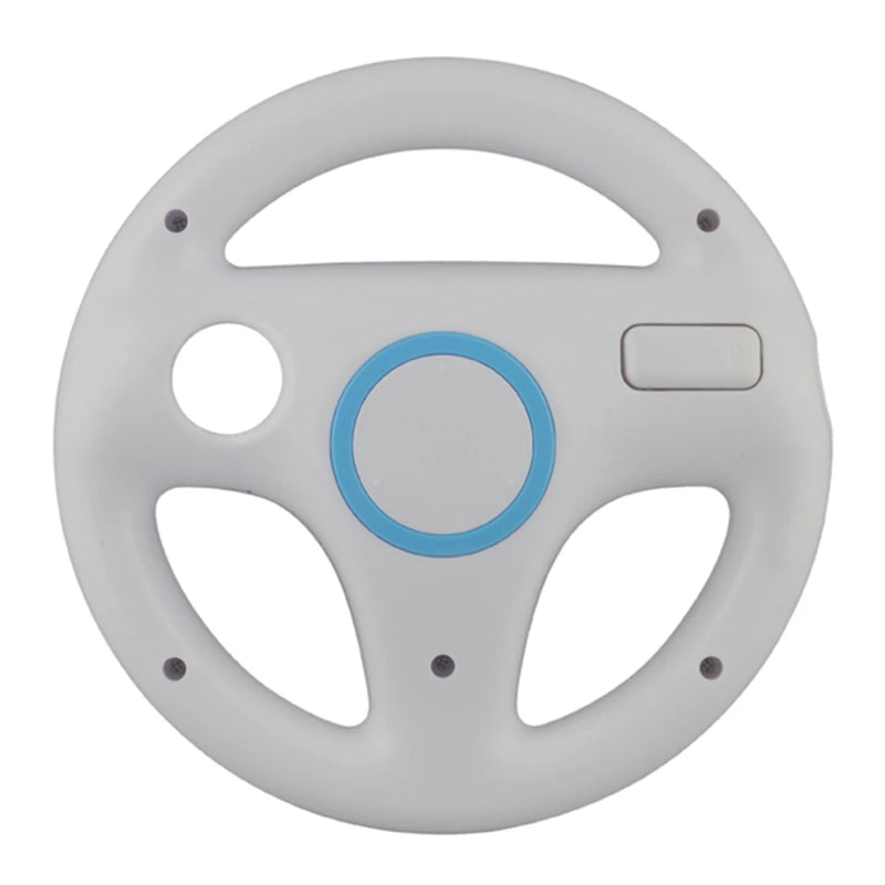 6 color Durable Plastic Steering Wheel For Wii for Mario Kart Racing Games Remote Controller Console