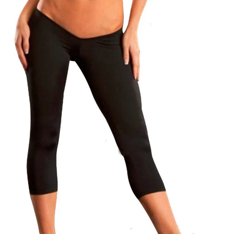 Sexy Cut B Capris Super Low Waist Cropped Trousers Women - View 2 | SAMAG