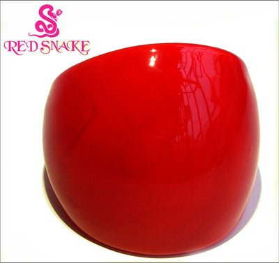 RED SNAKE Fashion Ring Handmade Pure Murano Glass MR002 | SAMAG
