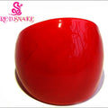RED SNAKE Fashion Ring Handmade Pure Red Murano Glass Rings MR002