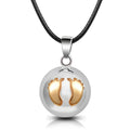 Eudora Harmony Ball Pendant Necklace Pregnancy Chime Ball Mexcian Bola Pendants Wishing Balls Fine Jewelry for Women Best Gift