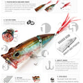 BEARKING Hot Model Retail  fishing lures,hard bait assorted colors, popper 70mm 11g, Floating topwater baits