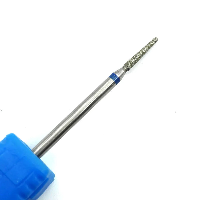 HYTOOS 11 Type Diamond Nail Drill Bit 3/32" Rotary Burr Manicure Cutters Electric Drill Accessories Nail Mills Tool
