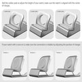 Aluminum Charger Stand for Apple Watch,Dock Station Charging Holder for iWatch Ultra 1 2/10/9/SE/8/7/6/5/4/3/2/1 Silicon Bracket