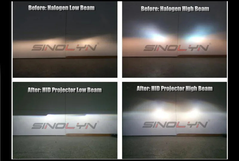 Sinolyn Bi Xenon Projector Lenses For BMW E46 M3 AL E90 E92/Audi A4 B8 A3/Benz W220 W203 /Volvo V50 D2S D1S Headlight Replace