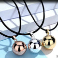 Eudora Harmony Ball Pendant Necklace Pregnancy Chime Ball Mexcian Bola Pendants Wishing Balls Fine Jewelry for Women Best Gift