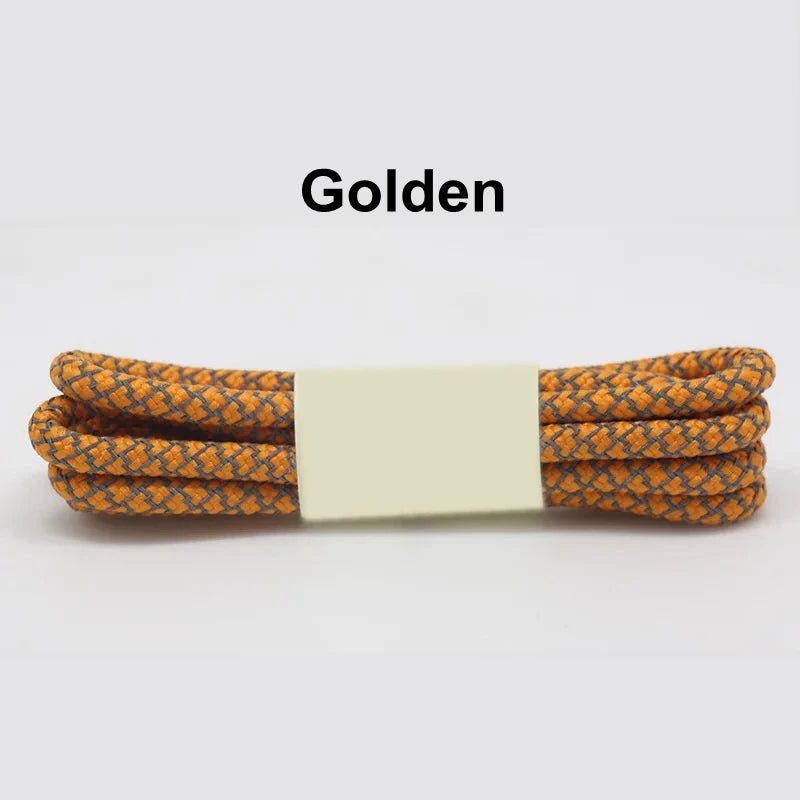 1Pair 3M Reflective Shoelaces for Sneakers Shoe laces Safety reflective Shoelace Round Laces Shoes Strings 100/120/140/160cm