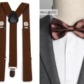 Suspenders Bow Tie Set Men Fashion Suspensorio for Man Boy Women Bowtie Braces Trousers Tirantes Wedding - Visuel 14 | SAMAG