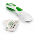 QShave Green Series Blade Lady Personalized Shaving Razor X5 USA Blade Women Razor Blade, 4 / 8 /16 Cartridges