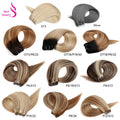 Real Beauty Platinum Blond Brazilian Straight Hair Weave Bundles 14"-28" Hight Ratio Remy Hair Extensions Brown #4 Blond P6/613#