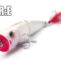 BEARKING Hot Model Retail  fishing lures,hard bait assorted colors, popper 70mm 11g, Floating topwater baits