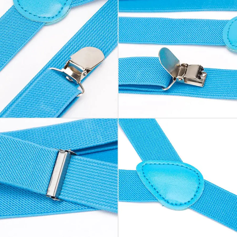 Suspenders Bow Tie Set Men Fashion Suspensorio for Man Boy Women Bowtie Braces Trousers Tirantes Wedding - Visuel 5 | SAMAG