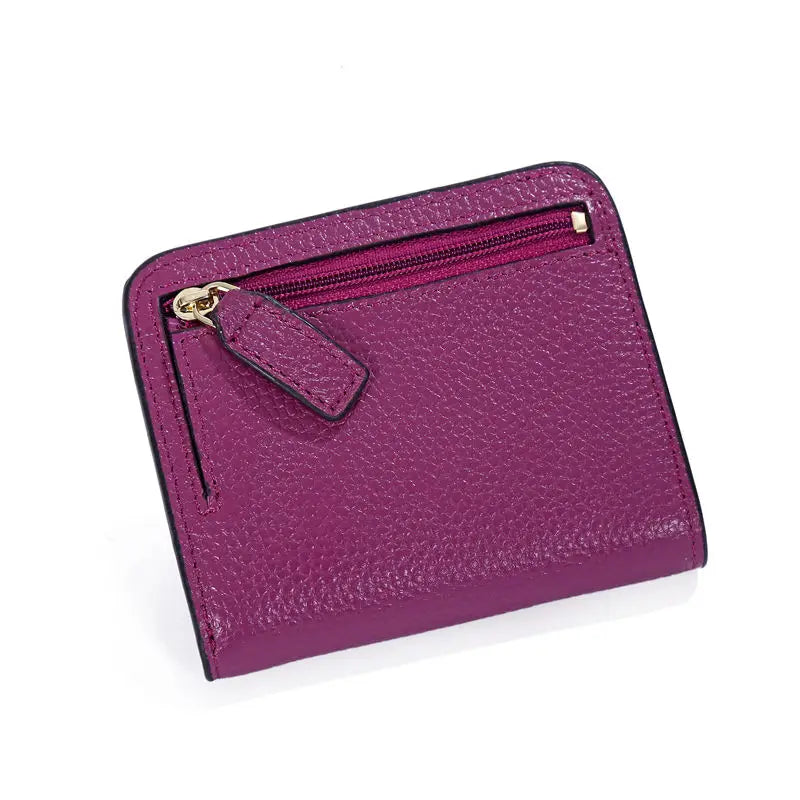Fashion Split Leather Women Wallets Mini Purse Lady Small Leather Wallet with Coin Pocket
