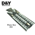 Women Unisex Clip - on Braces 1 Inch Wide Fashion "4 Piano Key Board" Mix Elastic Slim Y - back Suspenders - Visuel 3 | SAMAG