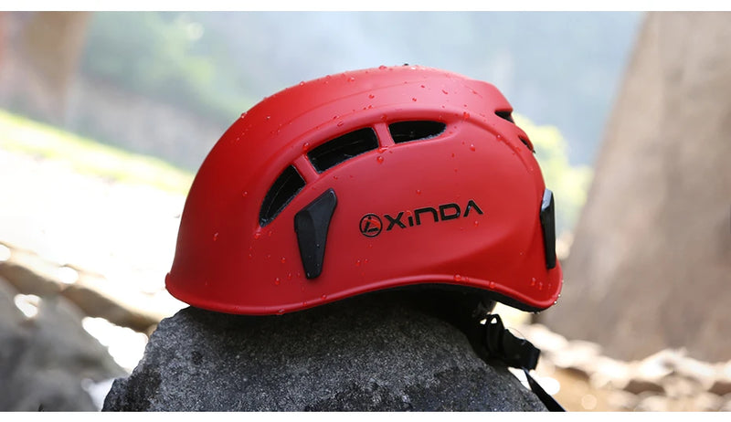 Xinda Outdoor Rock Climbing Helmet Speleology Mountain Rescue Equipment To Expand Safety Helmet Caving Work Helmet