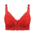 Hot Full cup thin underwear small bra plus size wireless adjustable lace Women's bra breast cover B C D cup Large size Lace Bras