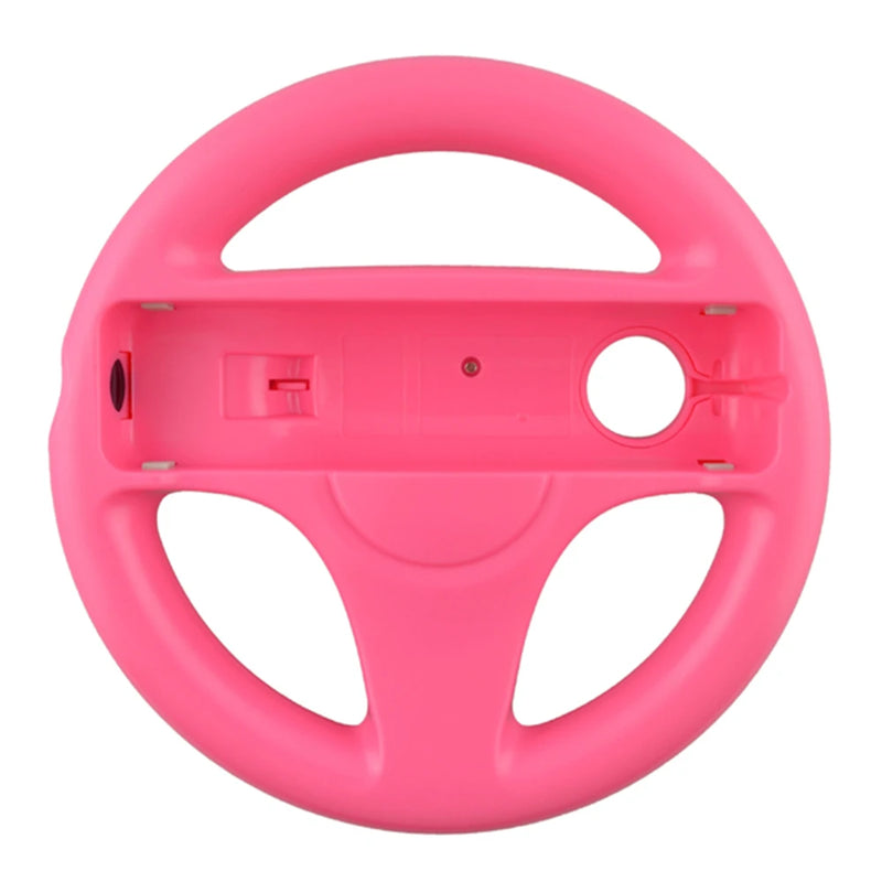 6 color Durable Plastic Steering Wheel For Wii for Mario Kart Racing Games Remote Controller Console