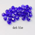 Buy 1 And Get 1 Free 4mm Shiny Crystal Beads Bicone Beads Glass Beads Loose Spacer Beads for bracelet DIY Jewelry Making  200pcs