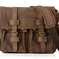 I AM LEGEND Will Smith Canvas +Genuine leather Men Messenger Bag Canvas Shoulder Bag men Crossbody Bag Sling Casual Bag Satchel