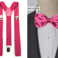 Suspenders Bow Tie Set Men Fashion Suspensorio for Man Boy Women Bowtie Braces Trousers Tirantes Wedding - Visuel 20 | SAMAG