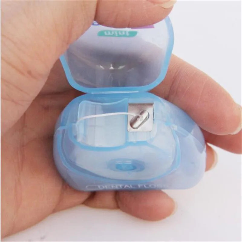 Dental Floss Mint Plaque Remover for Teeth Shred Resistant Waxed Easy on Gums & Teeth Oral Care for Adults & Kids 50m