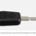 KEYYOU 3 Button Uncut Blade Car Key Replacement Remote Key Case Shell for BMW E31 E32 E34 E36 E38 E39 E46 Z3 Fob Uncut key case