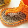Crochet Baby flip flop sandals,baby Summer sandals,CROCHET Baby Sandals with Little Puff Flowers Size9cm,10cm,11cm