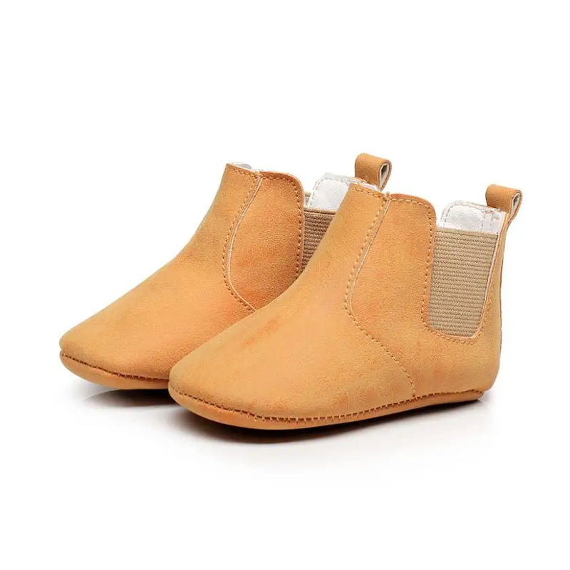 Toddler Baby Boy Girl Shoes 0-24M Infant First Walkers Moccasins Soft PU Ankle Boots Newborn Footwear Bebe Crib Shoes