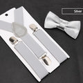Kids Suspenders with Bowtie Fashion Children Bow Tie Set Boys Braces Girls Adjustable Baby Wedding - Visuel 19 | SAMAG