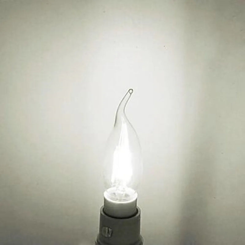 10pcs LED Bulb E14 4W/6W Dimmable Edison Retro Filament Candle Light AC220V C35 Warm/Cold White 360 Degree Energy Saving Lamp