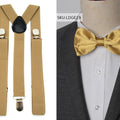 Suspenders Bow Tie Set Men Fashion Suspensorio for Man Boy Women Bowtie Braces Trousers Tirantes Wedding - Visuel 19 | SAMAG