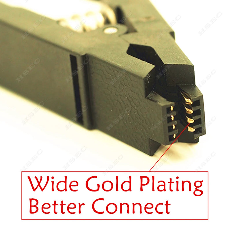 original soic8 sop8 test clip cable for TL866ii plus TL866 T48 EZP2019 EZP2023 CH341A RT809F RT809H bios eeprom Programmer probe