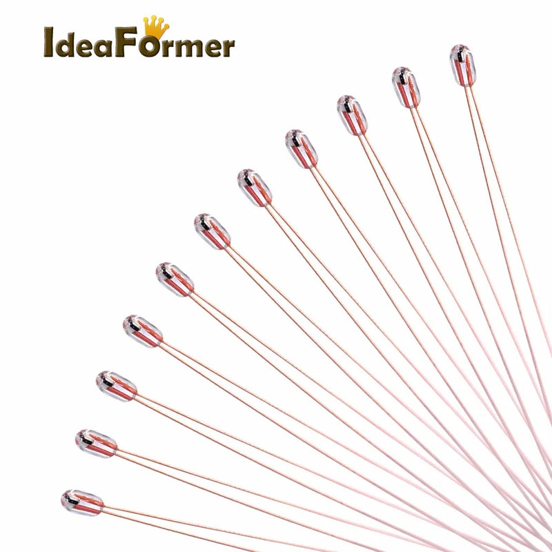 IdeaFormer 10pcs 100K ohm NTC 3950 Thermistors for 3D Printer Reprap Mend 3D Printer Parts