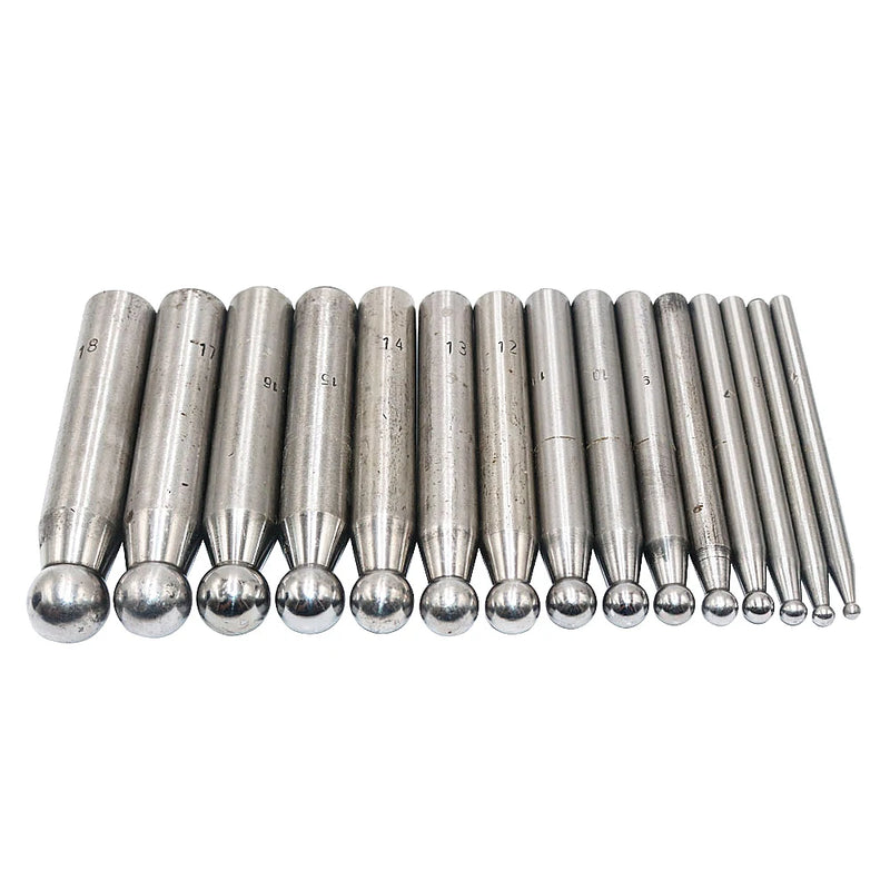 PHYHOO High Quality Round Head Punching Drill Gold Silver Copper Bells Jewelry Making Tools