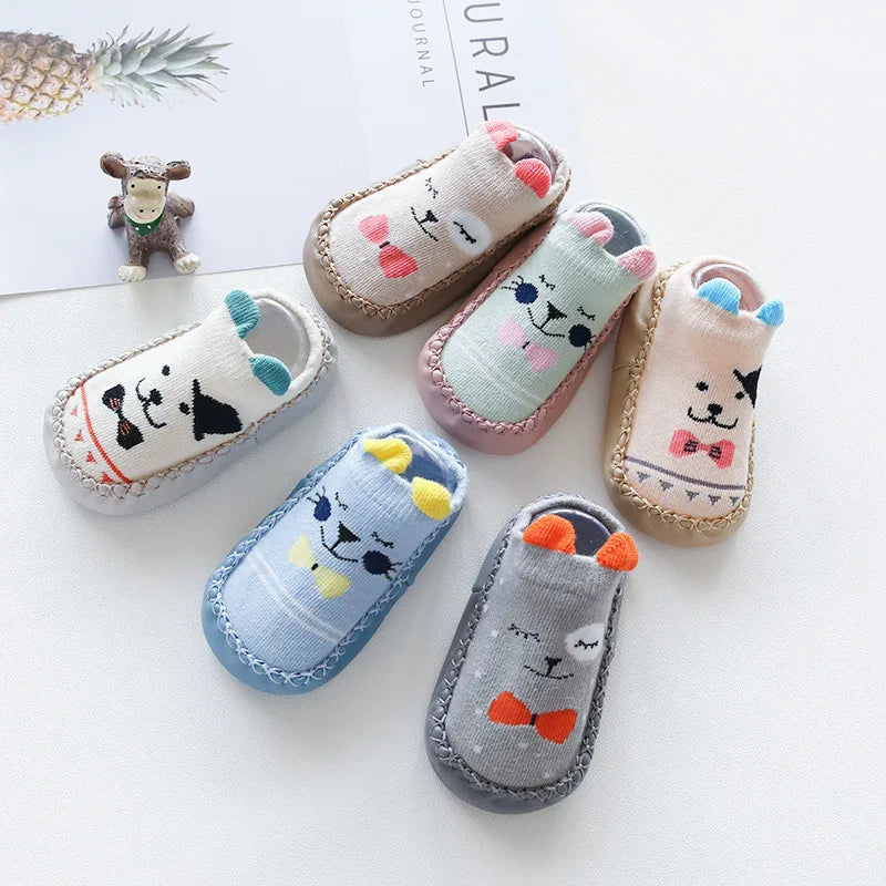 0 - 24M New born Baby Socks With Rubber Soles Infant Girls | SAMAG