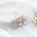 Fashion Brooch Pin Generous Pearl letter Brooch Pin Scarf Pin Top Fashion N5 Brooch For Women