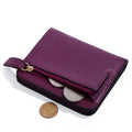 Fashion Split Leather Women Wallets Mini Purse Lady Small Leather Wallet with Coin Pocket