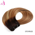 Real Beauty Platinum Blond Brazilian Straight Hair Weave Bundles 14"-28" Hight Ratio Remy Hair Extensions Brown #4 Blond P6/613#