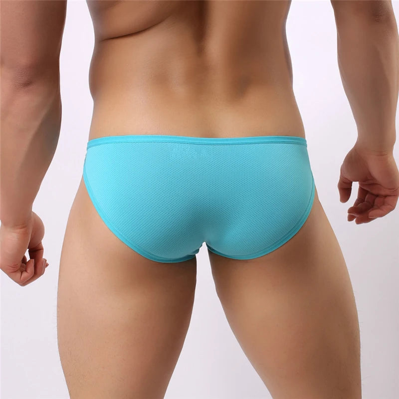 Brave Person Brand New Men's Briefs Sexy Fashion Underwear Bikini Side Metal Buckle Underwear Men Briefs High Quality B1146