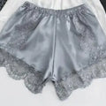 Silk Lace Shorts Women Underwear Safety Short Pants Summer Sexy Thin Loose Knicker Panties Under Skirt Shorts Boxer Brief Shorty