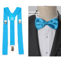 Suspenders Bow Tie Set Men Fashion Suspensorio for Man Boy Women Bowtie Braces Trousers Tirantes Wedding - Visuel 13 | SAMAG