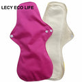 Reusable Menstrual Pads for Women, Heavy Flow, Bamboo Washable Sanitary Napkins, Printed Night Use, Breathable, 1Pc Size 13"