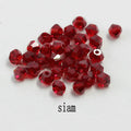 Buy 1 And Get 1 Free 4mm Shiny Crystal Beads Bicone Beads Glass Beads Loose Spacer Beads for bracelet DIY Jewelry Making  200pcs
