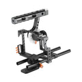 Andoer C500 Camera Camcorder Video Cage Rig Kit Matte Box+Follow Focus+jaula para sony A7IV/A7S/A7/A7R ILDC Camera