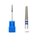 HYTOOS 11 Type Diamond Nail Drill Bit 3/32" Rotary Burr Manicure Cutters Electric Drill Accessories Nail Mills Tool