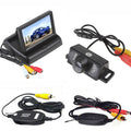4.3 inch TFT LCD screen Car Monitor Rearview Reverse Parking Monitor with 2-channel Video Input,Camera optional