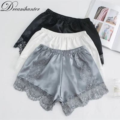 Silk Lace Shorts Women Underwear Safety Pants Summer Sexy | SAMAG