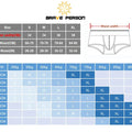 BRAVE PERSON Underwear Men's Boxers Breathable Mesh Hollow Boxer Shorts Sexy Underwear Panties Transparent Men Boxers B1150